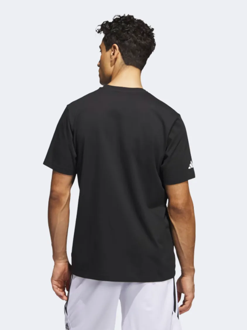 Adidas Metaverse Lil&#39; Stripe Men Basketball T-Shirt Black