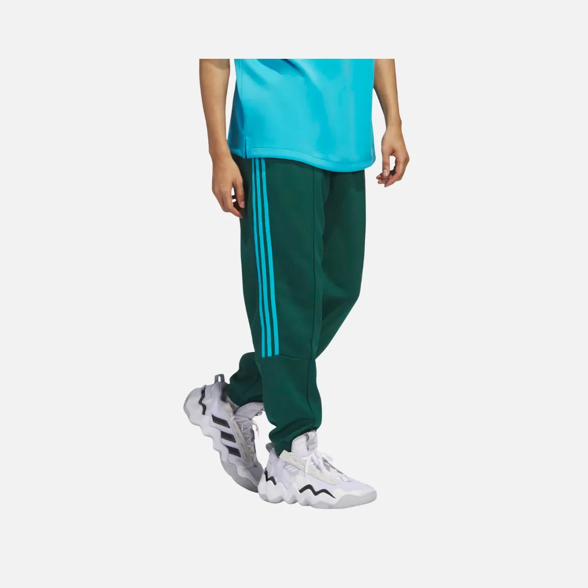 Adidas Trae Tech Men's Basketball Pant -Dark Green