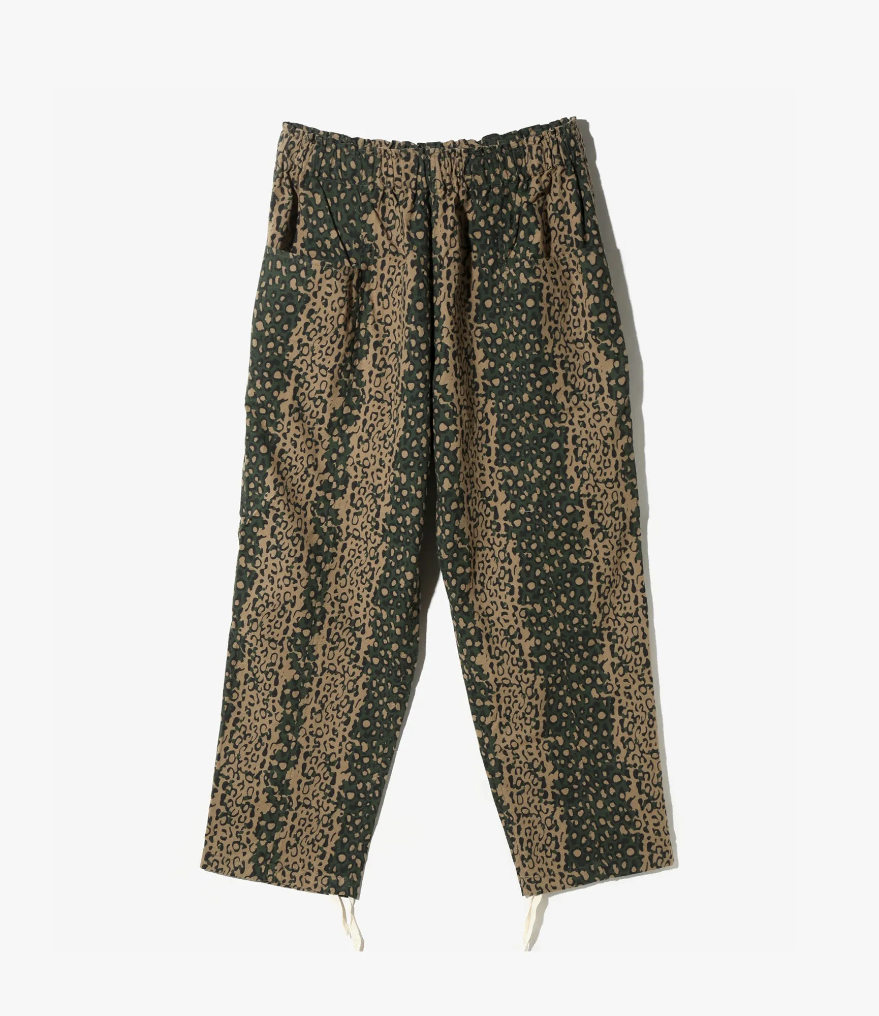 Army Flannel String Pant – Leopard Print