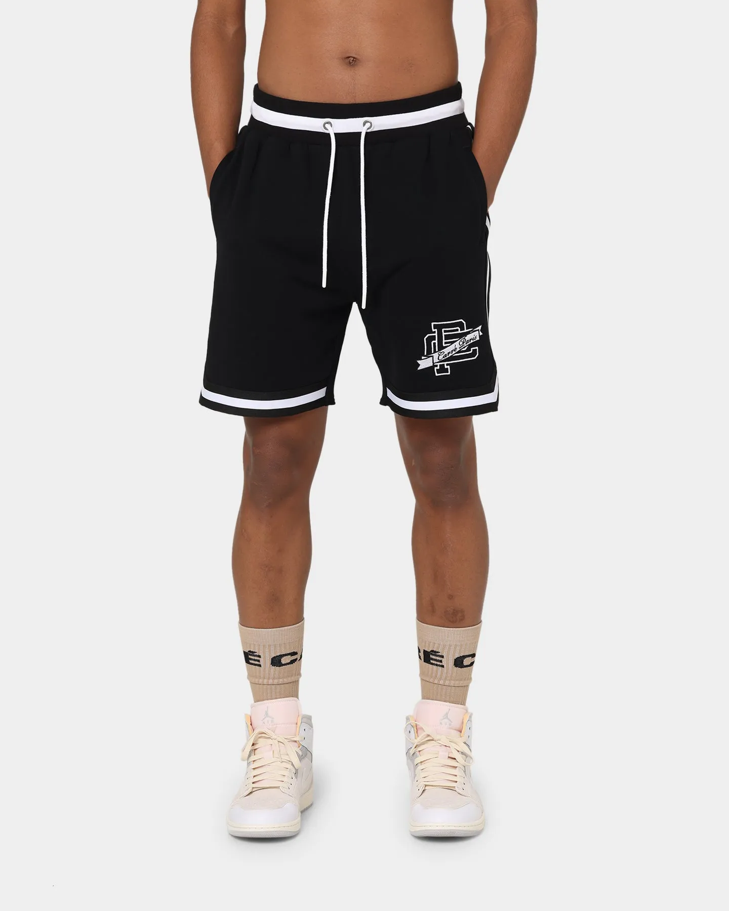 Carré Paris Original Fleece Basketball Shorts Black