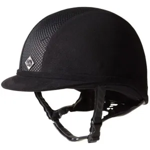 Charles Owen AYR8 PLUS - Riding Hats - Black/Silver