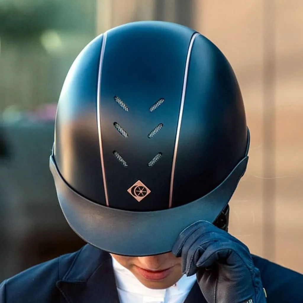 Charles Owen AyrBrush Pinstripe Riding Helmet: Unparalleled Style