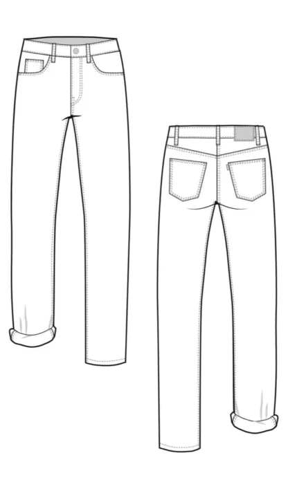 Closet Core Patterns - Morgan Jeans