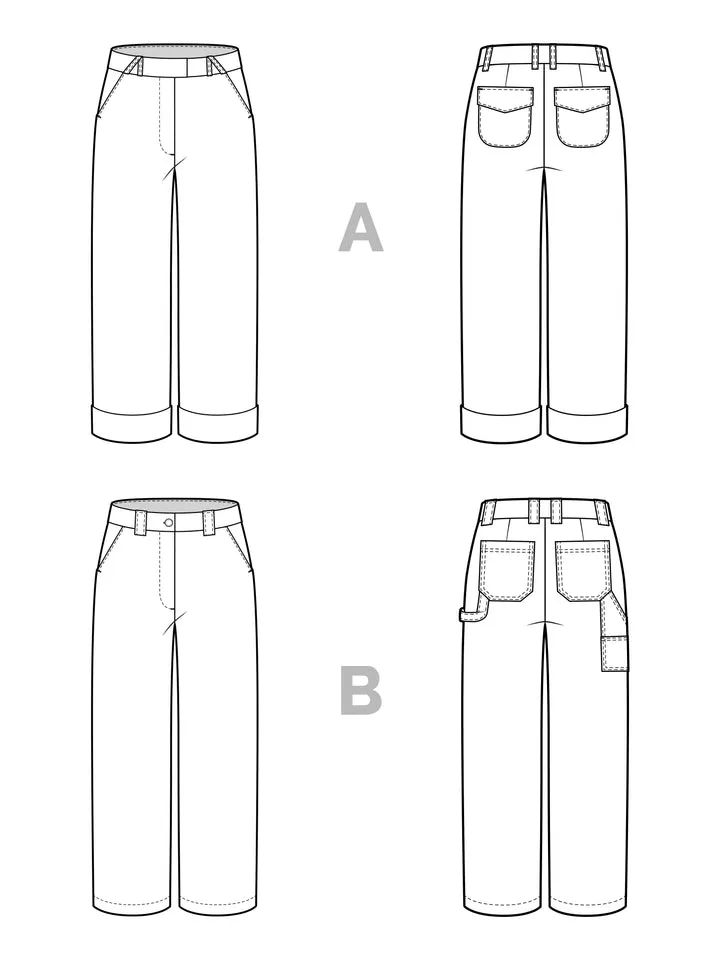 Closet Core Patterns - Rika Pants