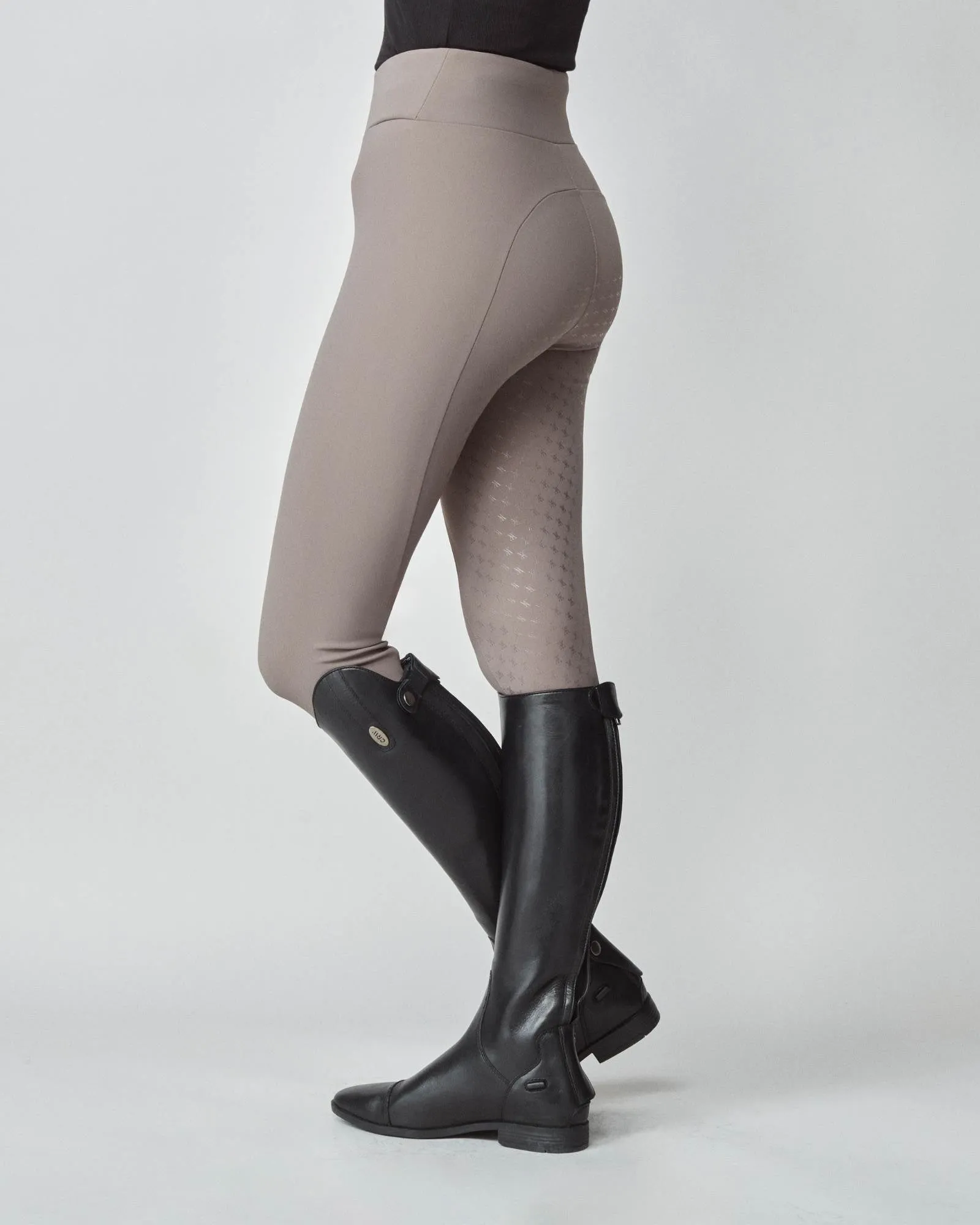 Compression Pull-On Breeches Taupe