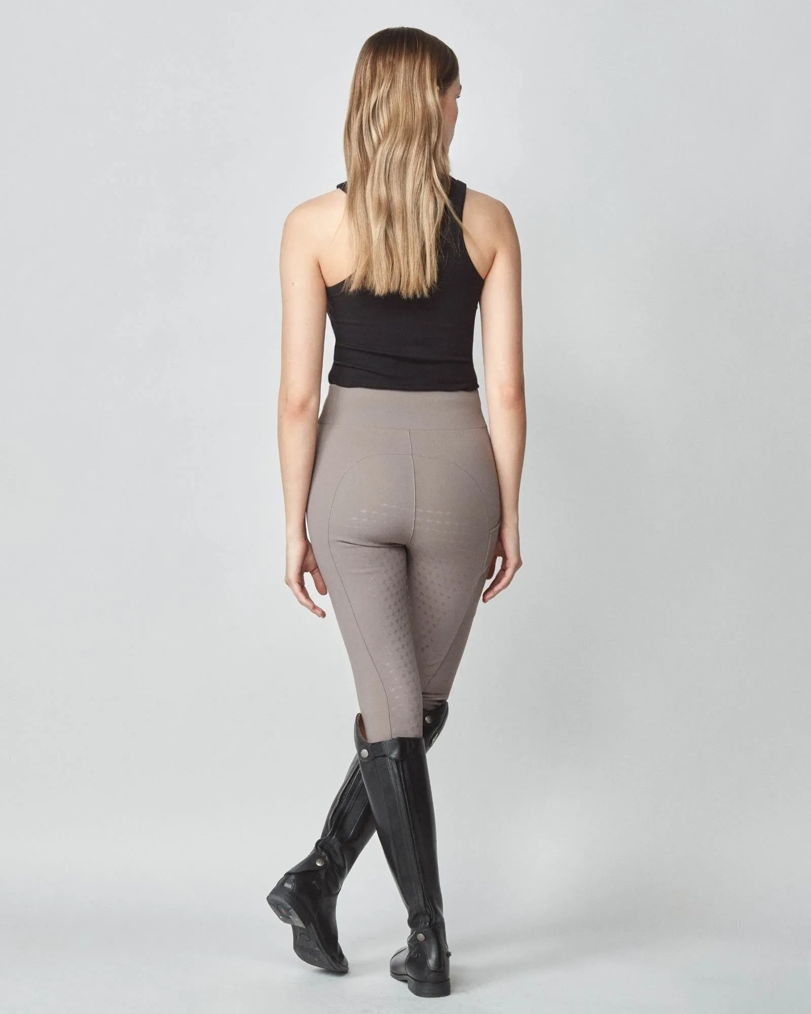 Compression Pull-On Breeches Taupe