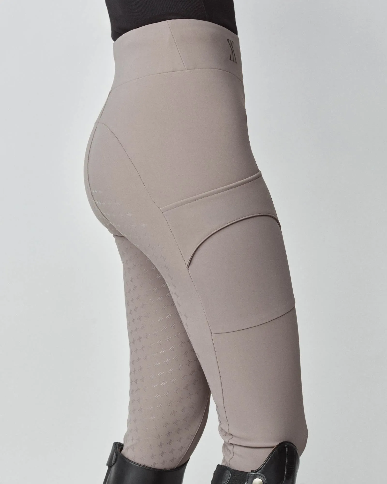 Compression Pull-On Breeches Taupe