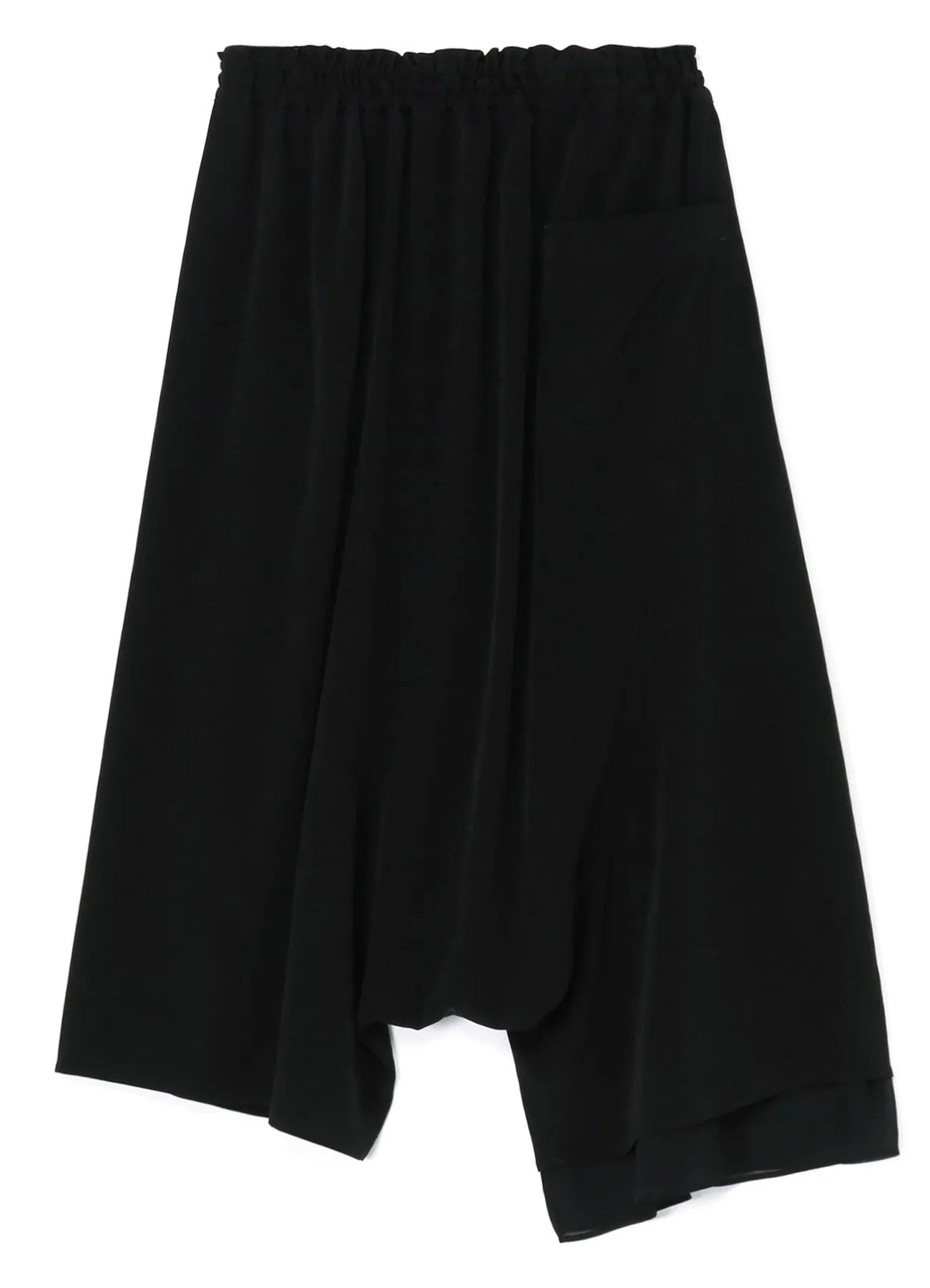 CREPE de CHINE RIGHT SIDE DOUBLED FLARE PANTS