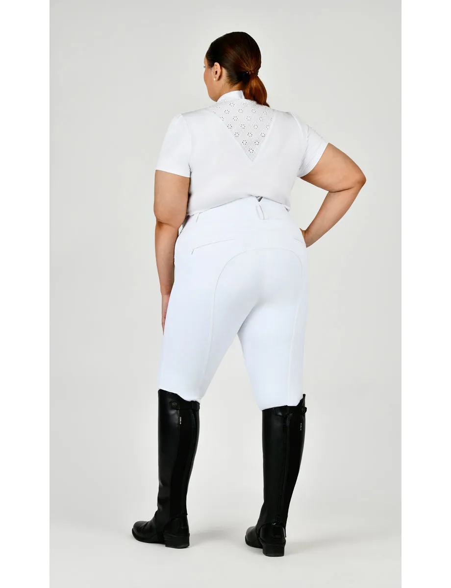 Dublin Black Chelsea Competition Breeches - White