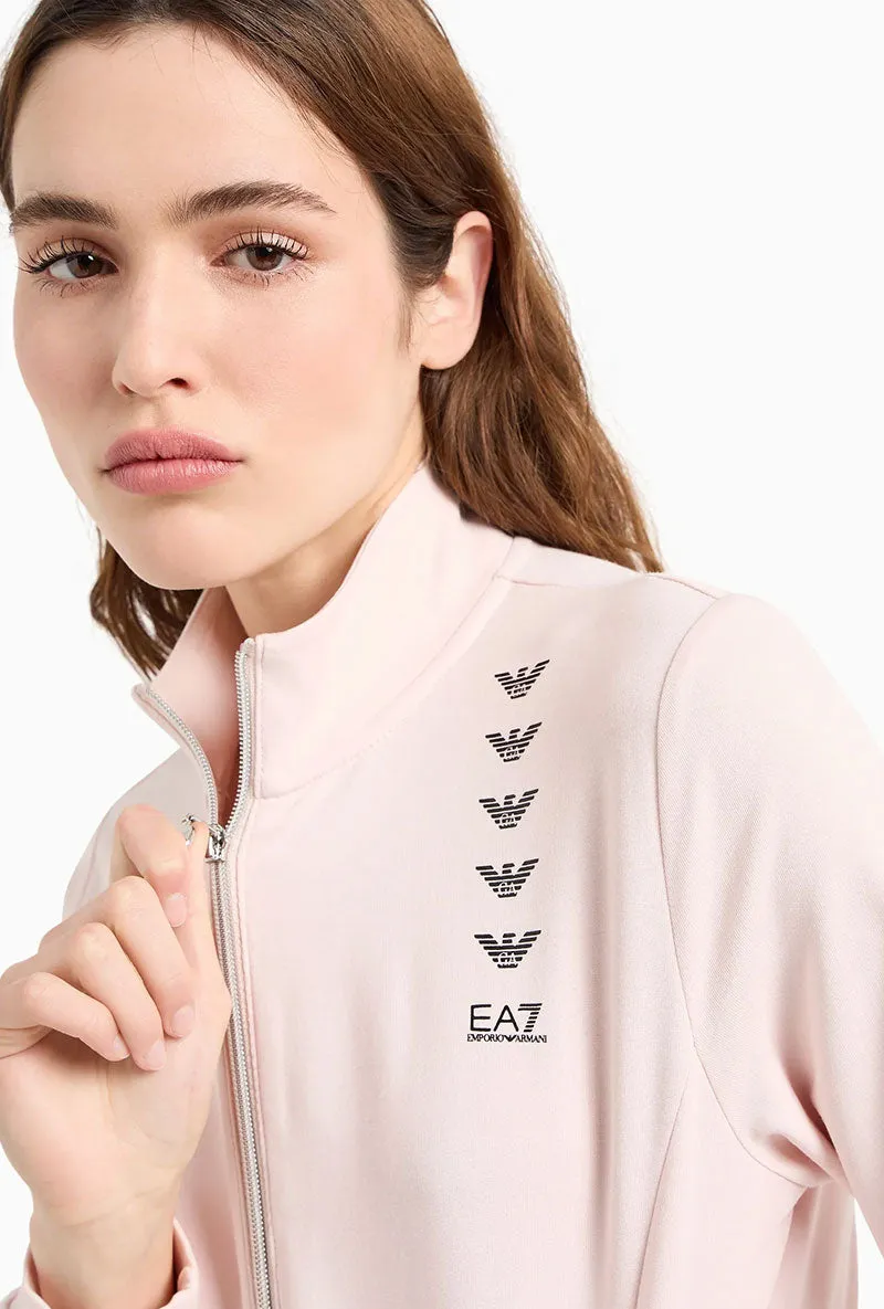 EA7 WOMEN ZIP UP TRACKSUIT