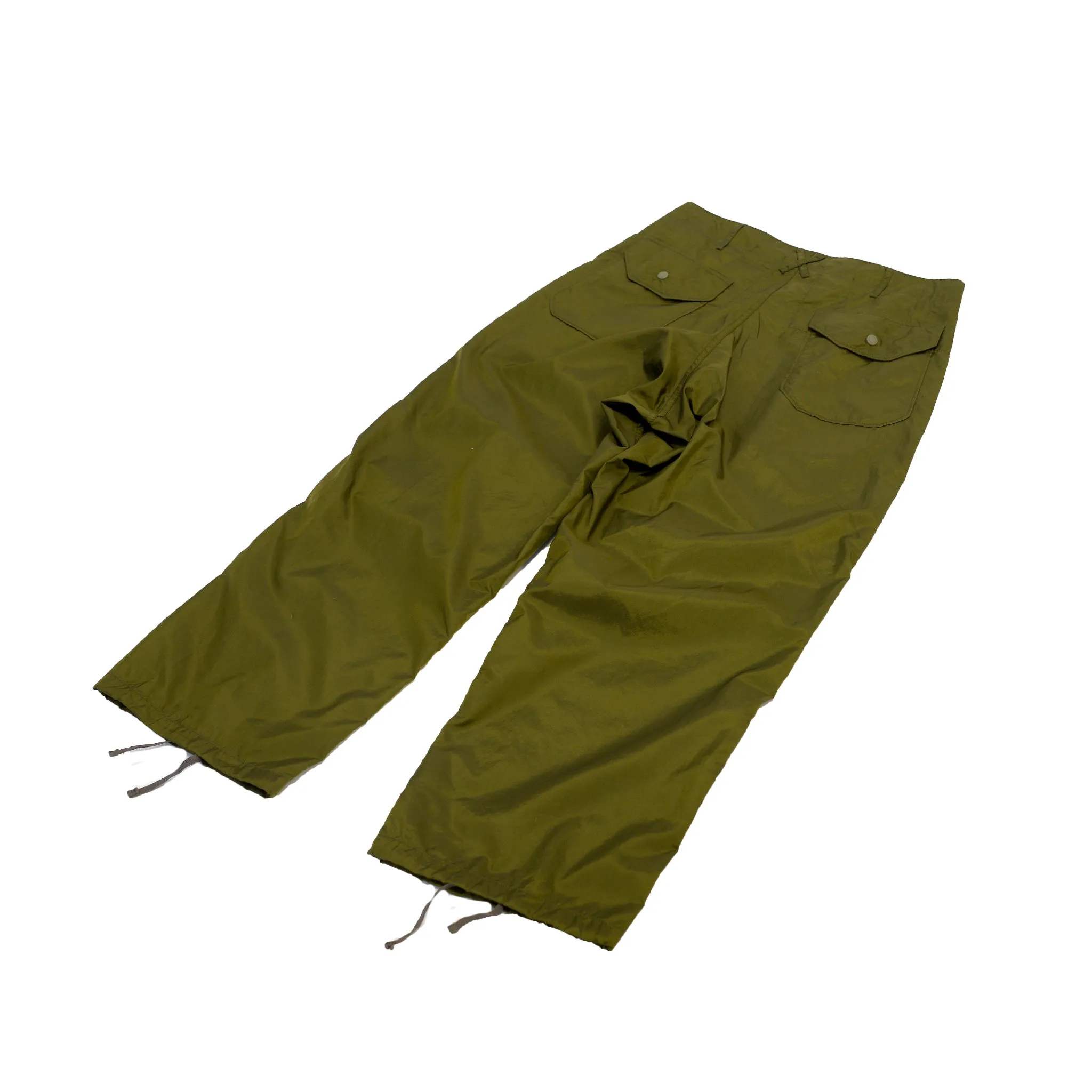 Engineered Garments Over Pant Olive Nylon Ripstop