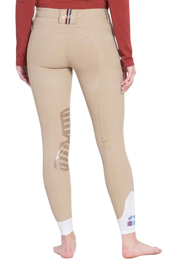 Equine Couture Ladies Sarah Silicone Knee Patch Breeches