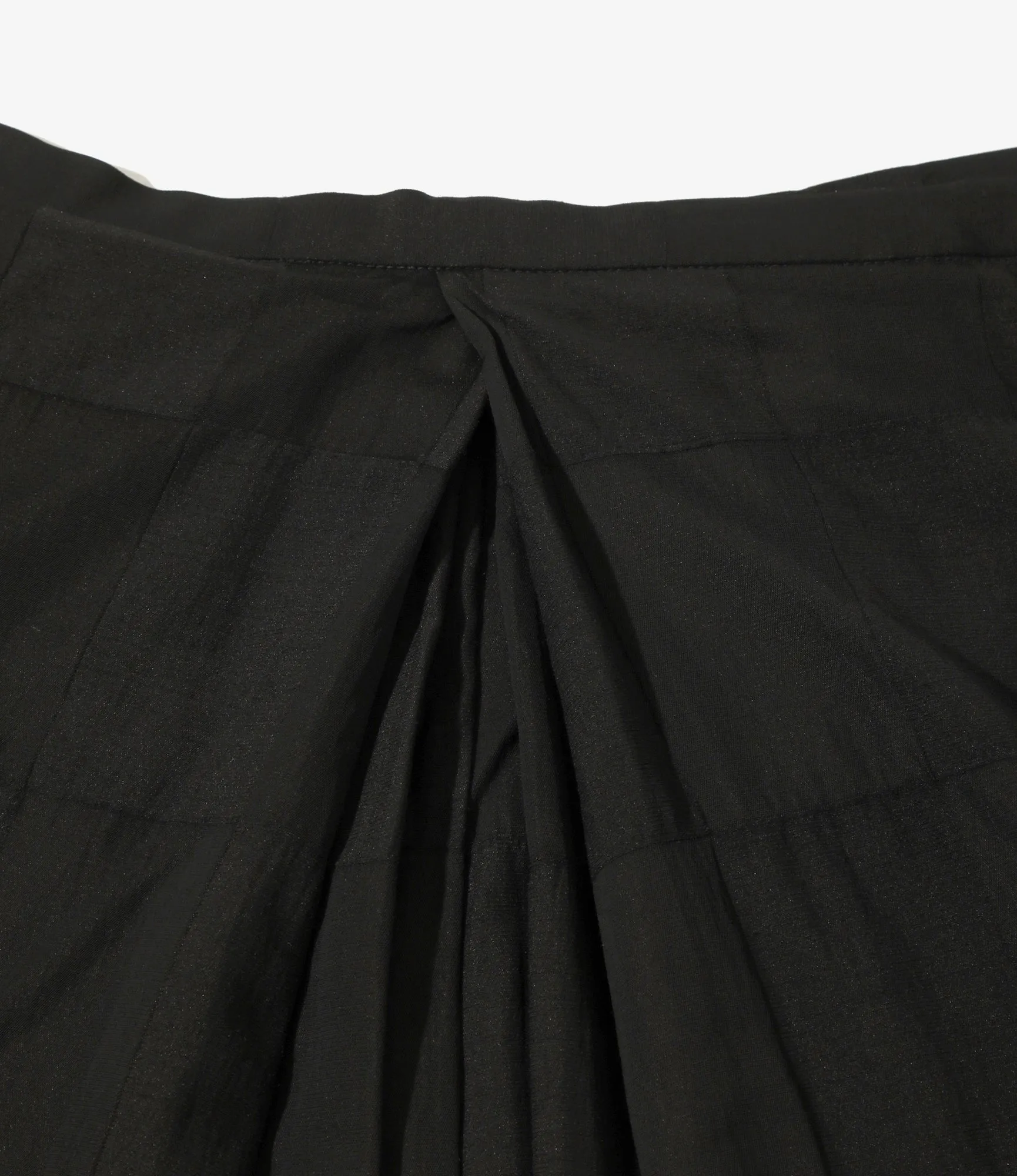 Hakama Pant – Black Block Jacquard Rayon Wool