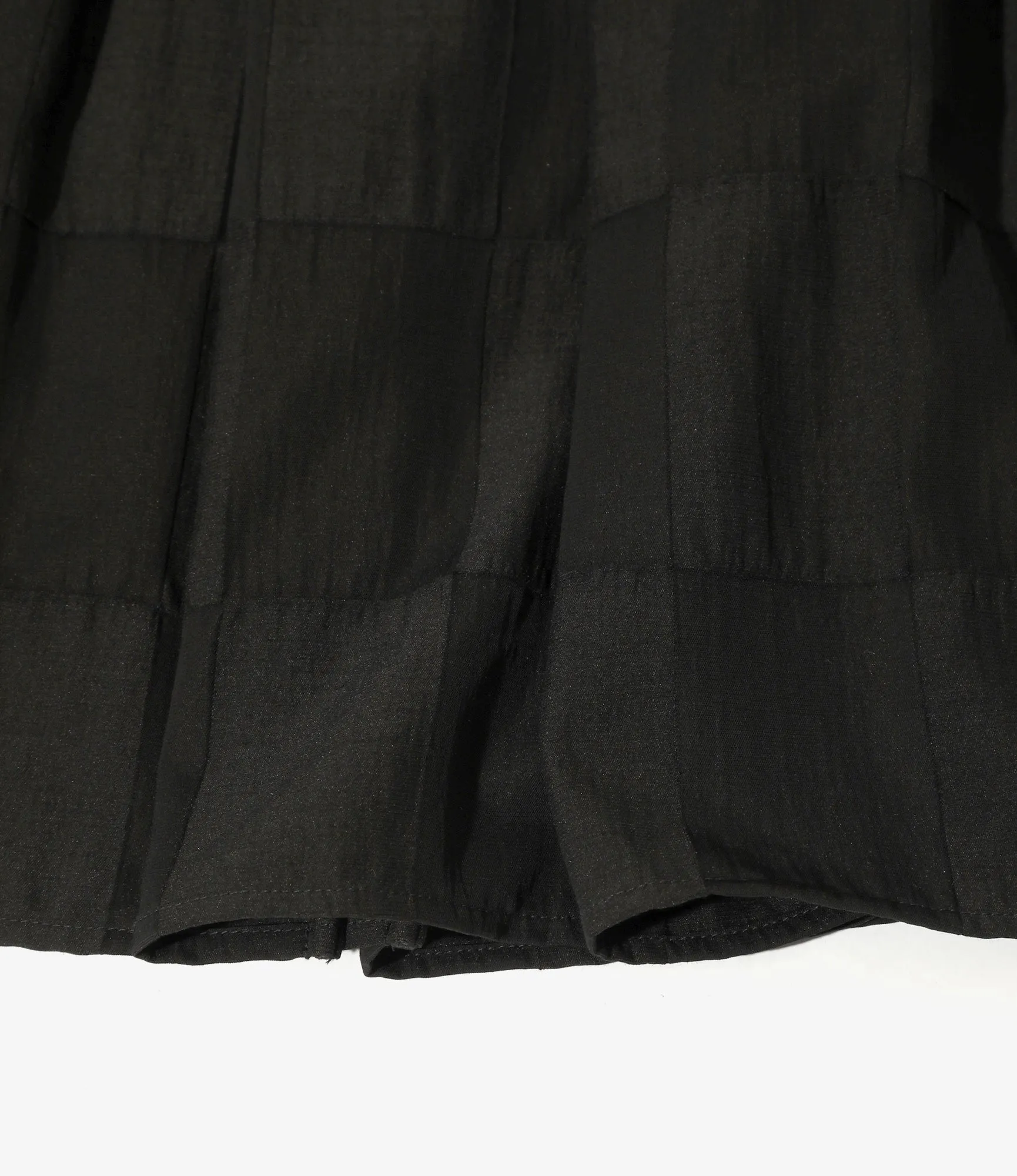 Hakama Pant – Black Block Jacquard Rayon Wool