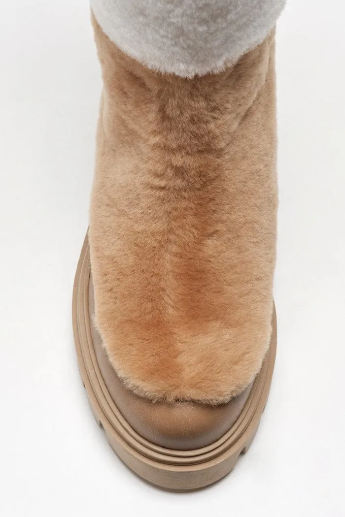 Happy Thoughts Faux Fur Boots