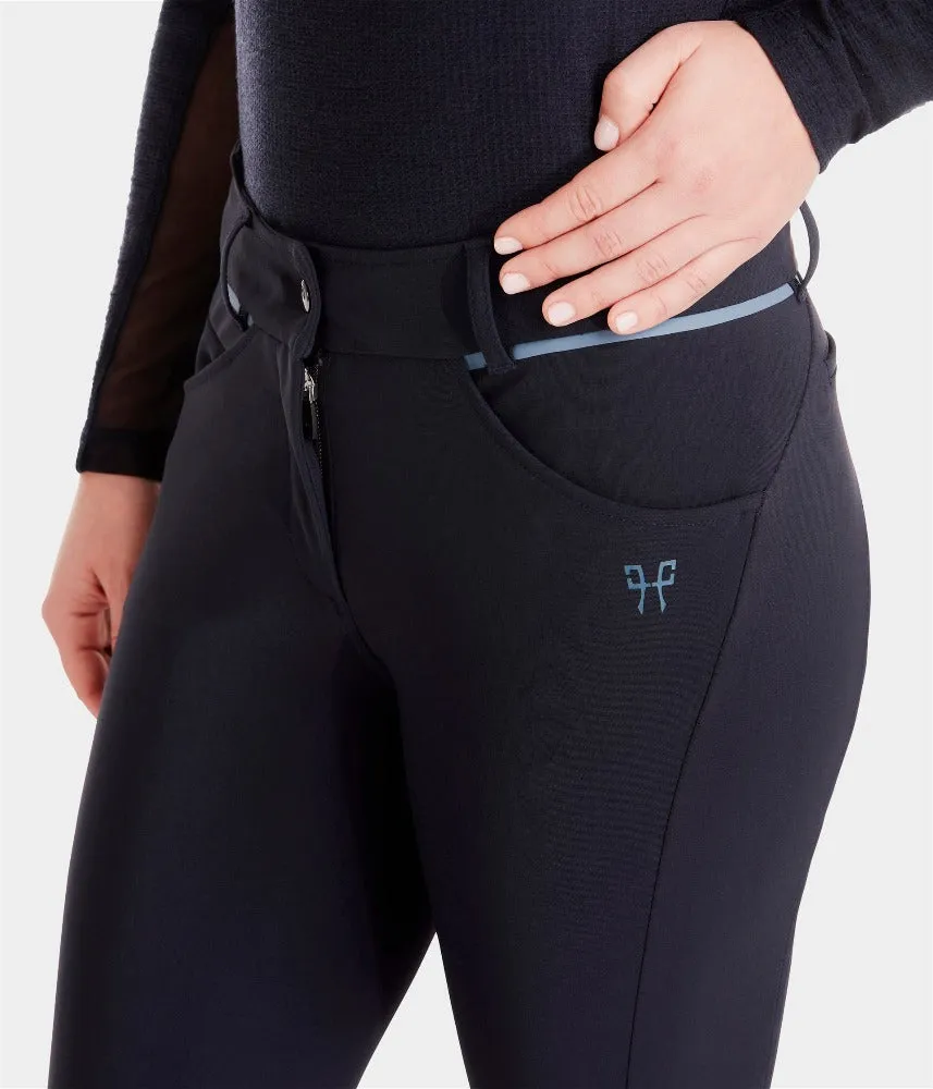 Horse Pilot X-Design Womens Knee Grip Breech - Dark Night