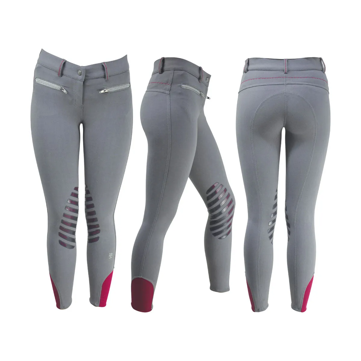 hyfashion arabella breeches - dolphin/pink