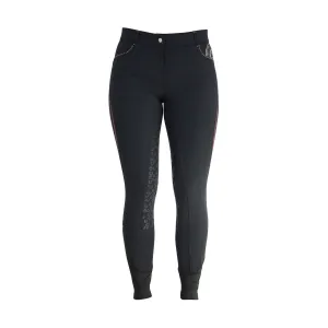 hyfashion eliza ladies breeches - charcoal/rose gold