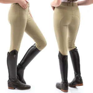 John Whitaker Womens Clayton Breeches with Silicone Grip Knee Patches | Seven Colours