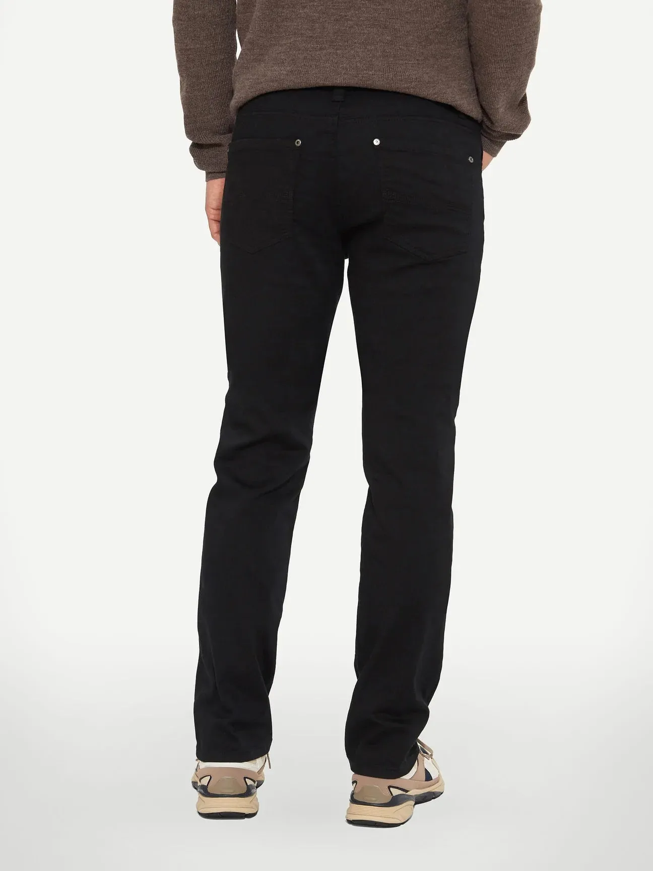 Lois Brad Slim Black Twill Pant