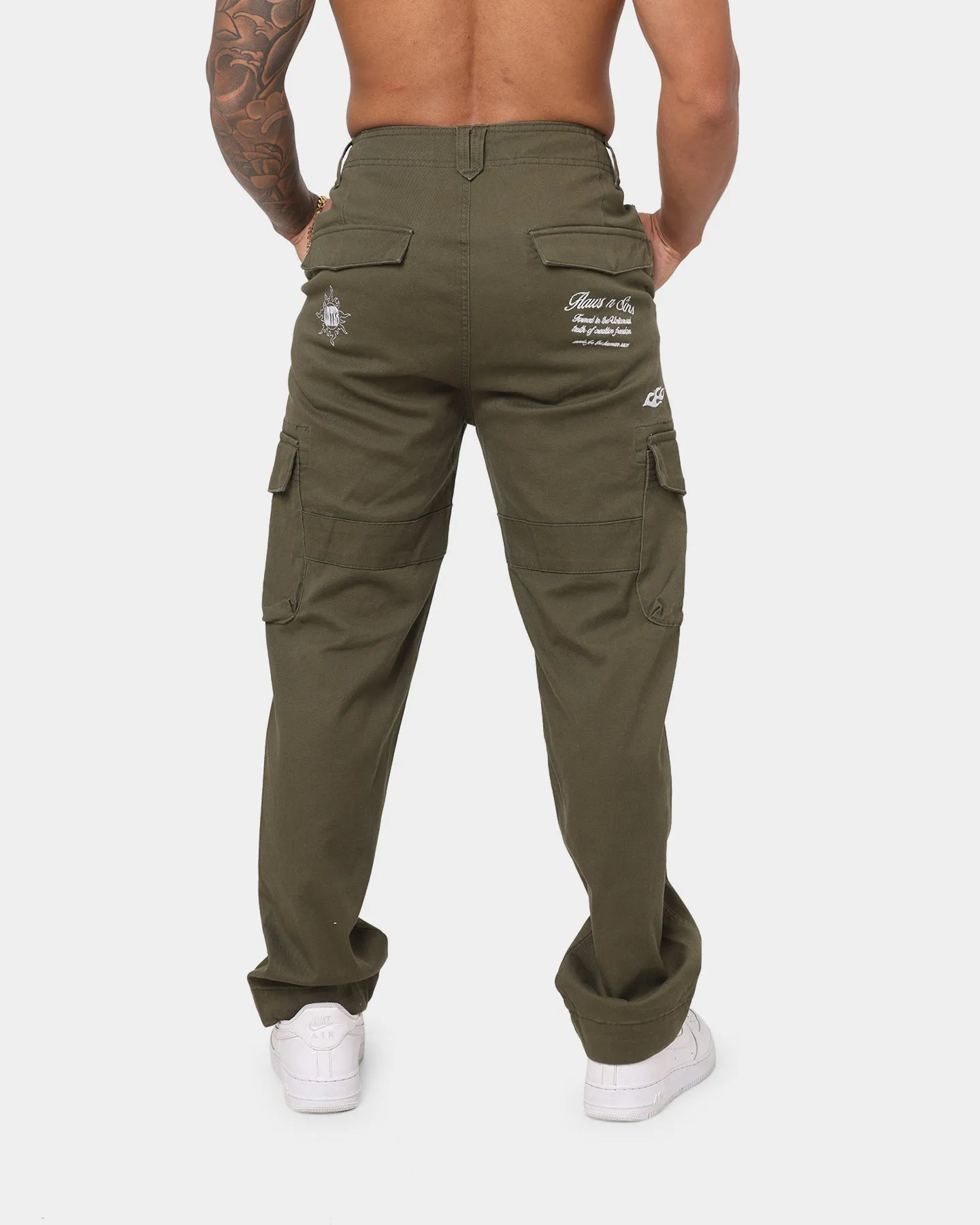 Loiter Sketch Cargo Pants Khaki