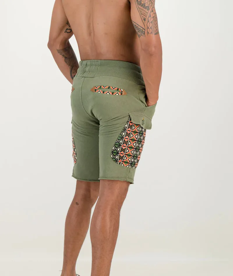 Magents Olive Shorts