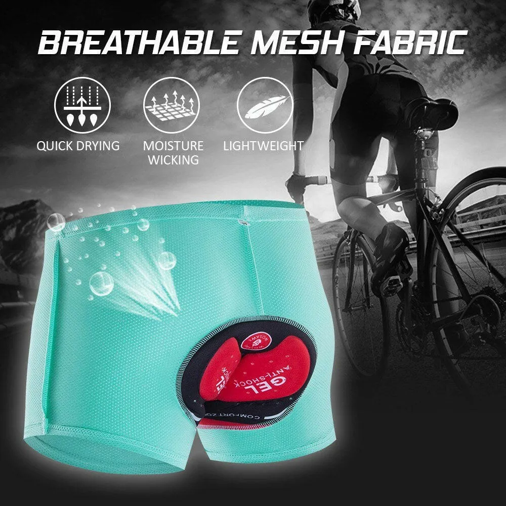 Men Cycling Underwear Shorts Breathable Gel Padded MTB Bicycle Biking Riding Shorts