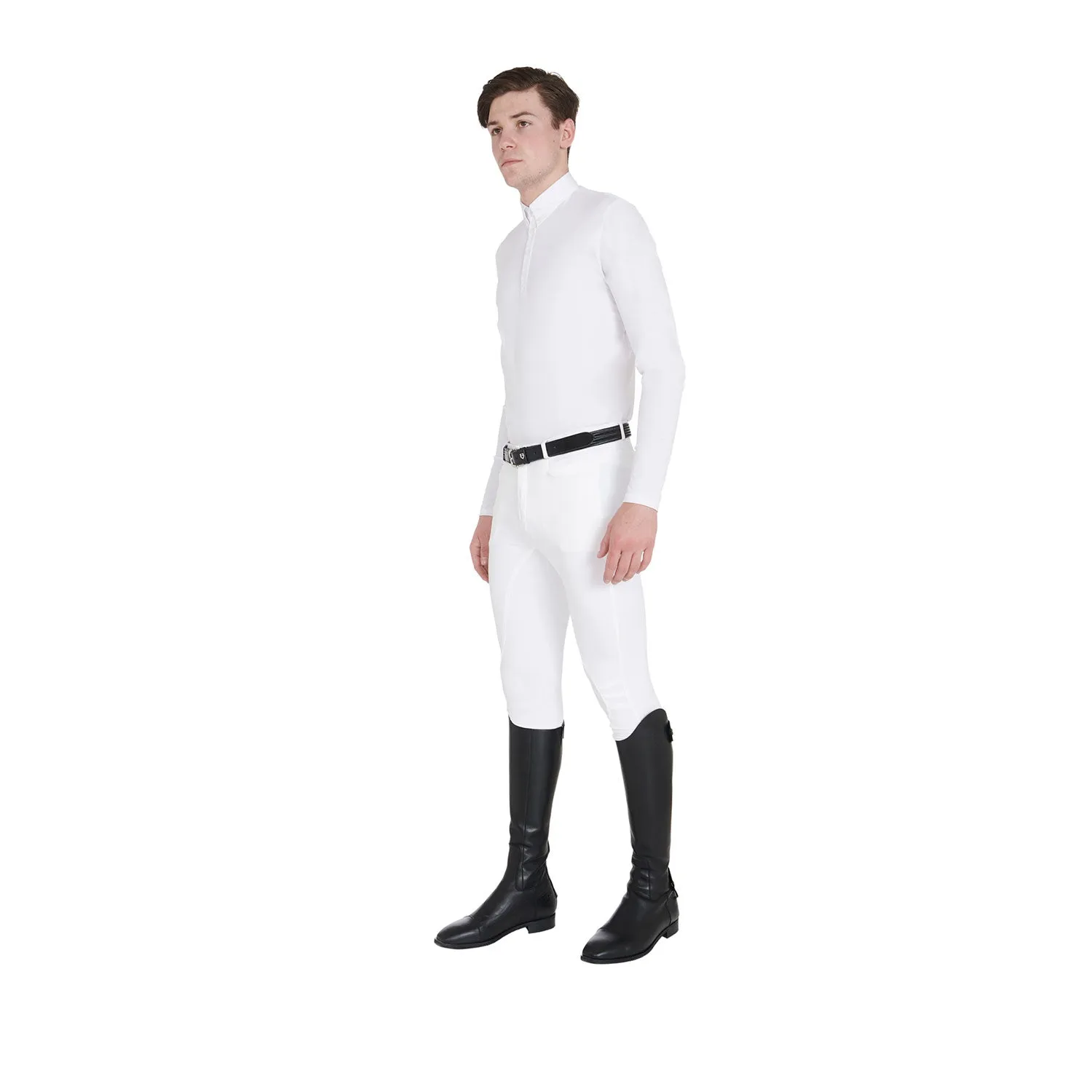 Men's Knee Grip Competition Breeches in Technical Fabric