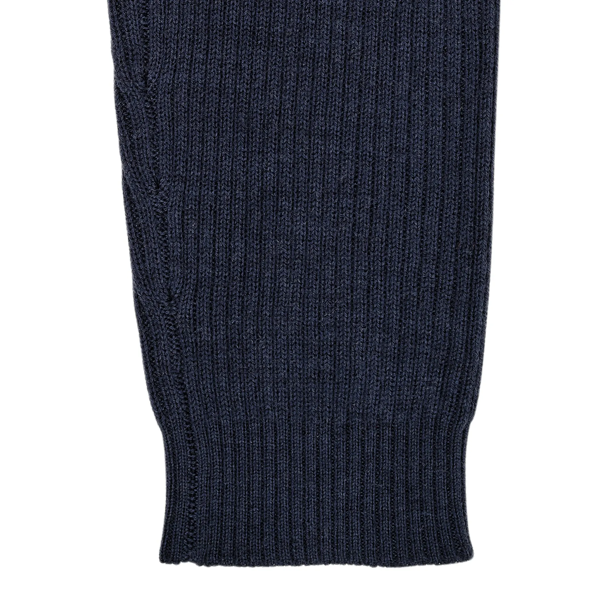 MERINO CLASSIC RIB LEGGINGS W. DRAWSTRINGS - NAVY