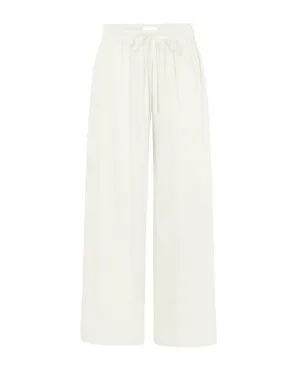 Metis Organic Bamboo Satin Lounge Pant - Natural