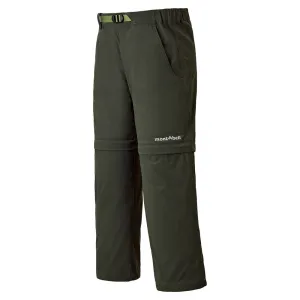 Montbell (MB 1105585) Kids' Convertible Pants to Shorts Unisex - Outdoor Camping Trekking Hiking