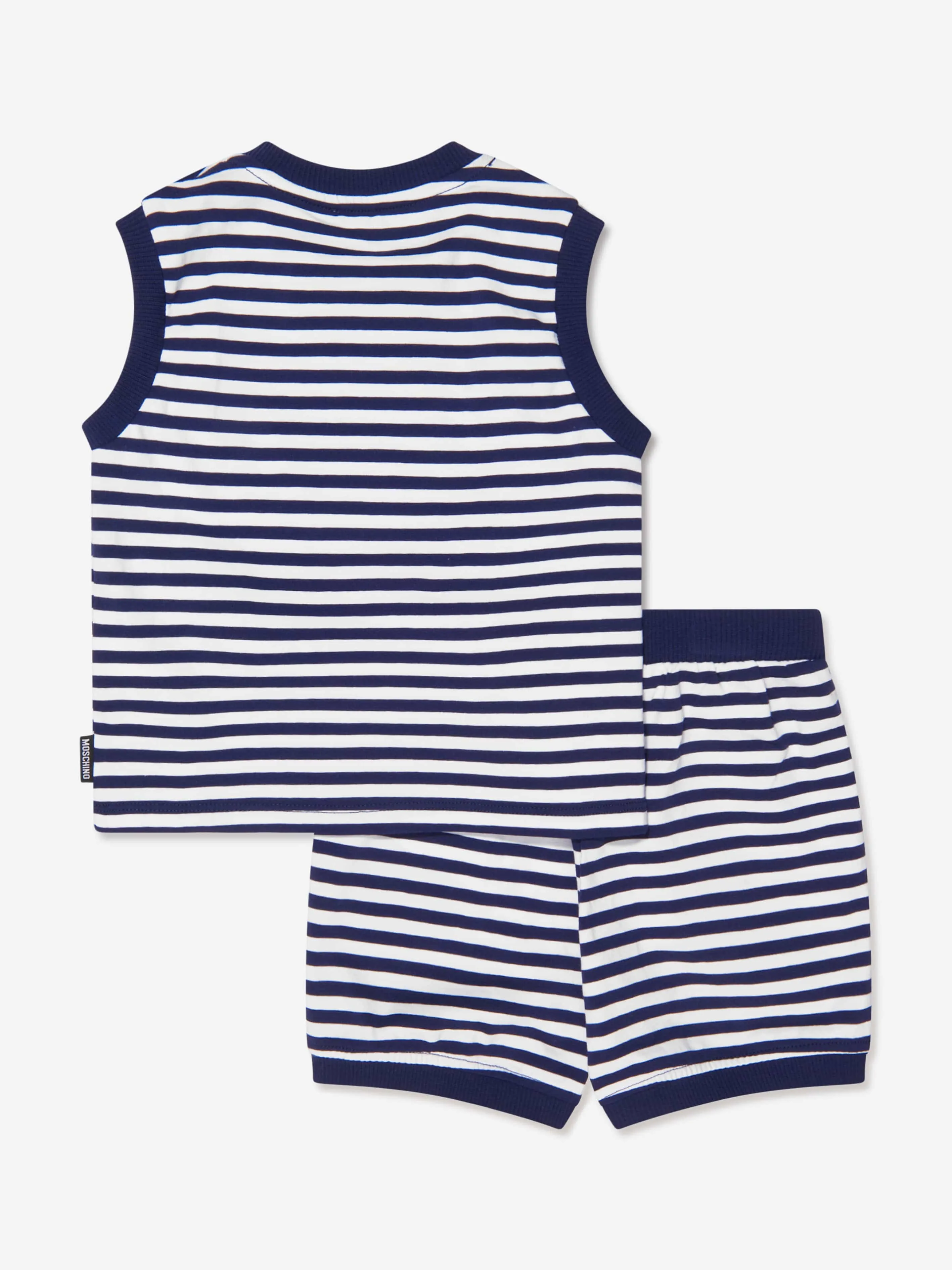 Moschino Baby Boys Tank Top And Shorts Set in Navy