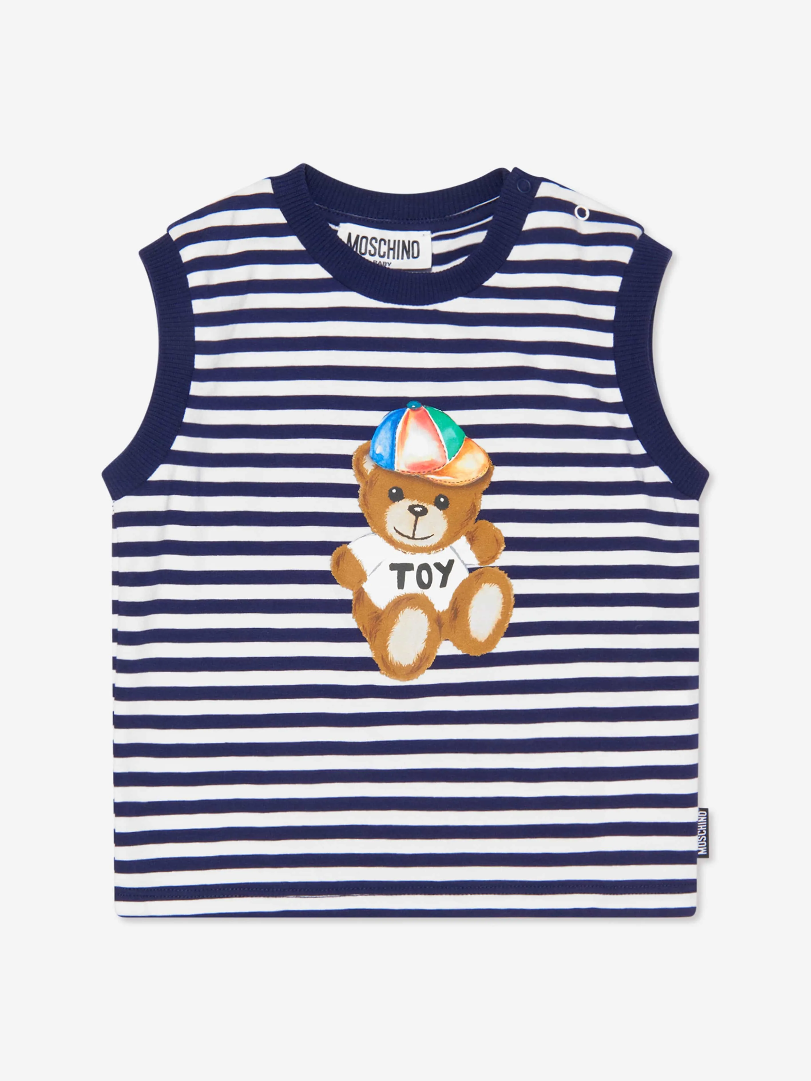 Moschino Baby Boys Tank Top And Shorts Set in Navy