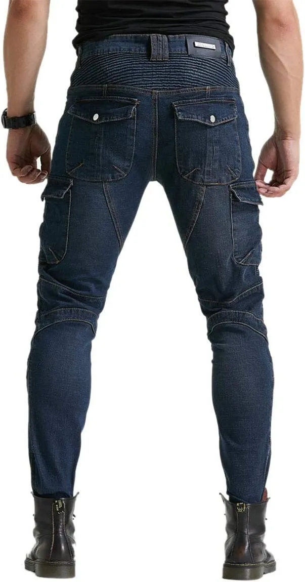 Motorcycle Riding Pants Denim Jeans Protect Pads Equipment