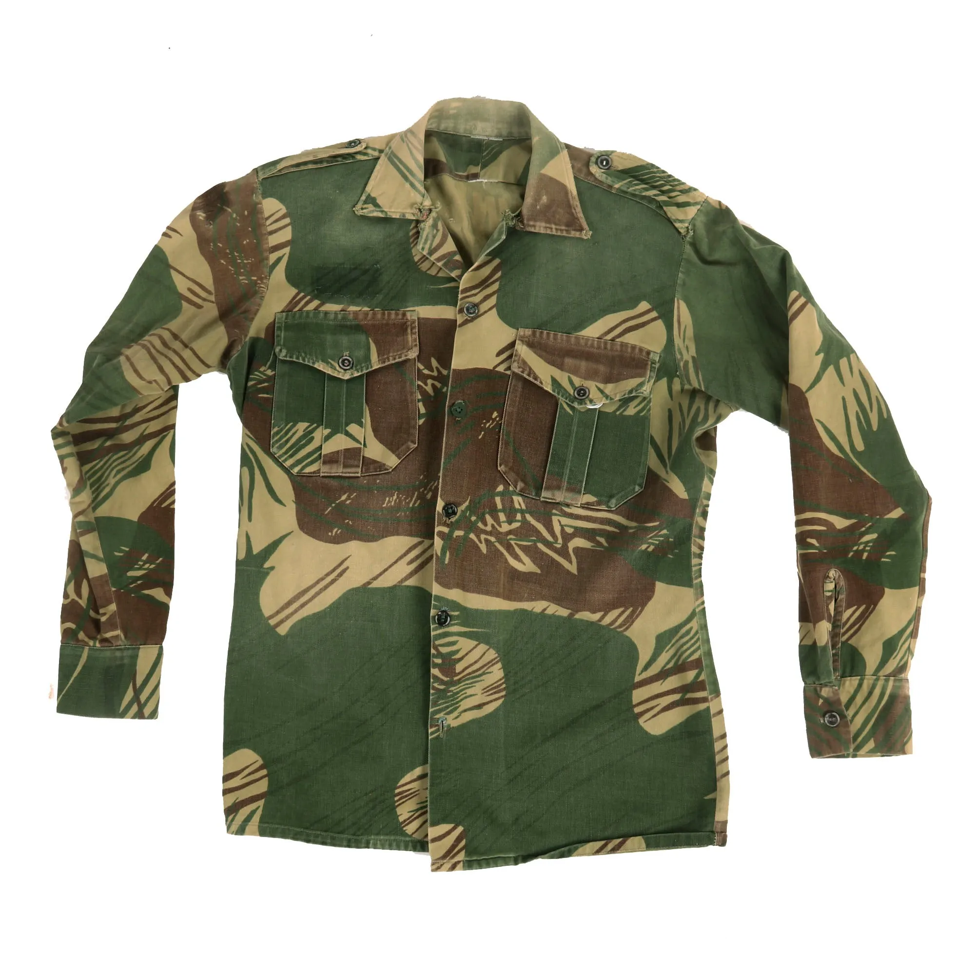 Original Rhodesian Bush War Brushstroke Camouflage Pattern Jacket