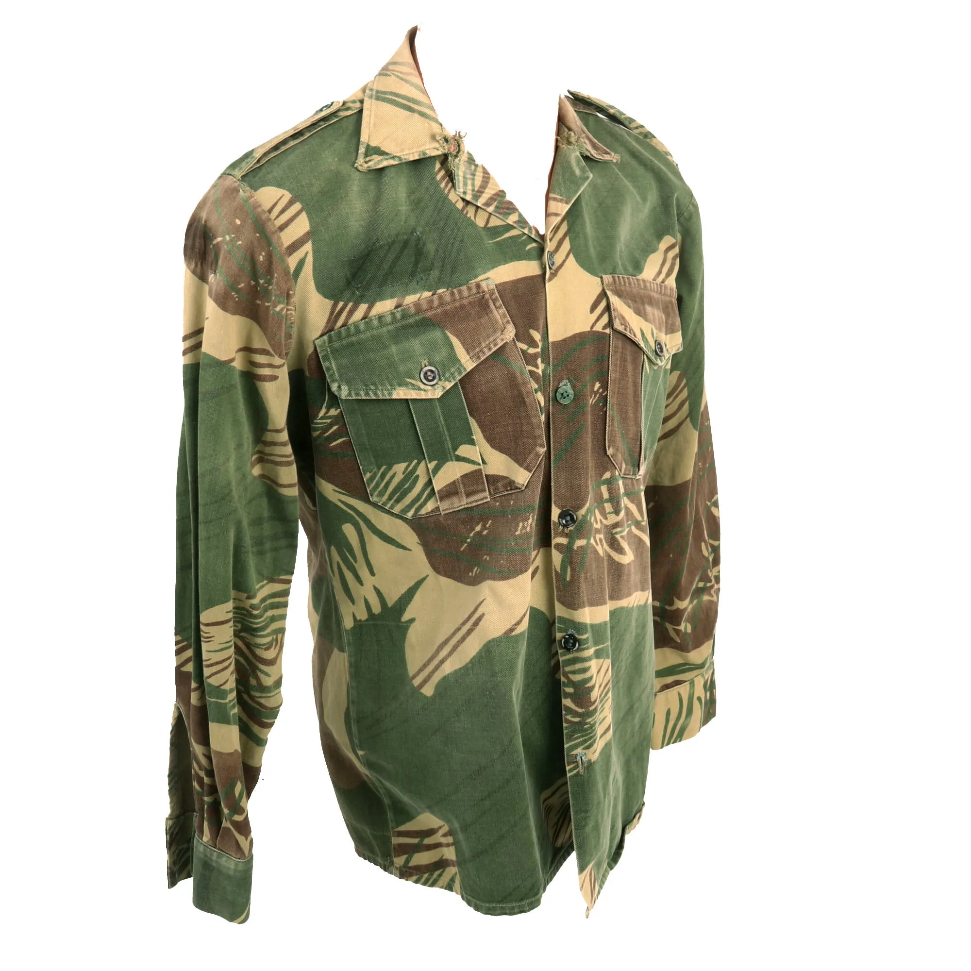 Original Rhodesian Bush War Brushstroke Camouflage Pattern Jacket