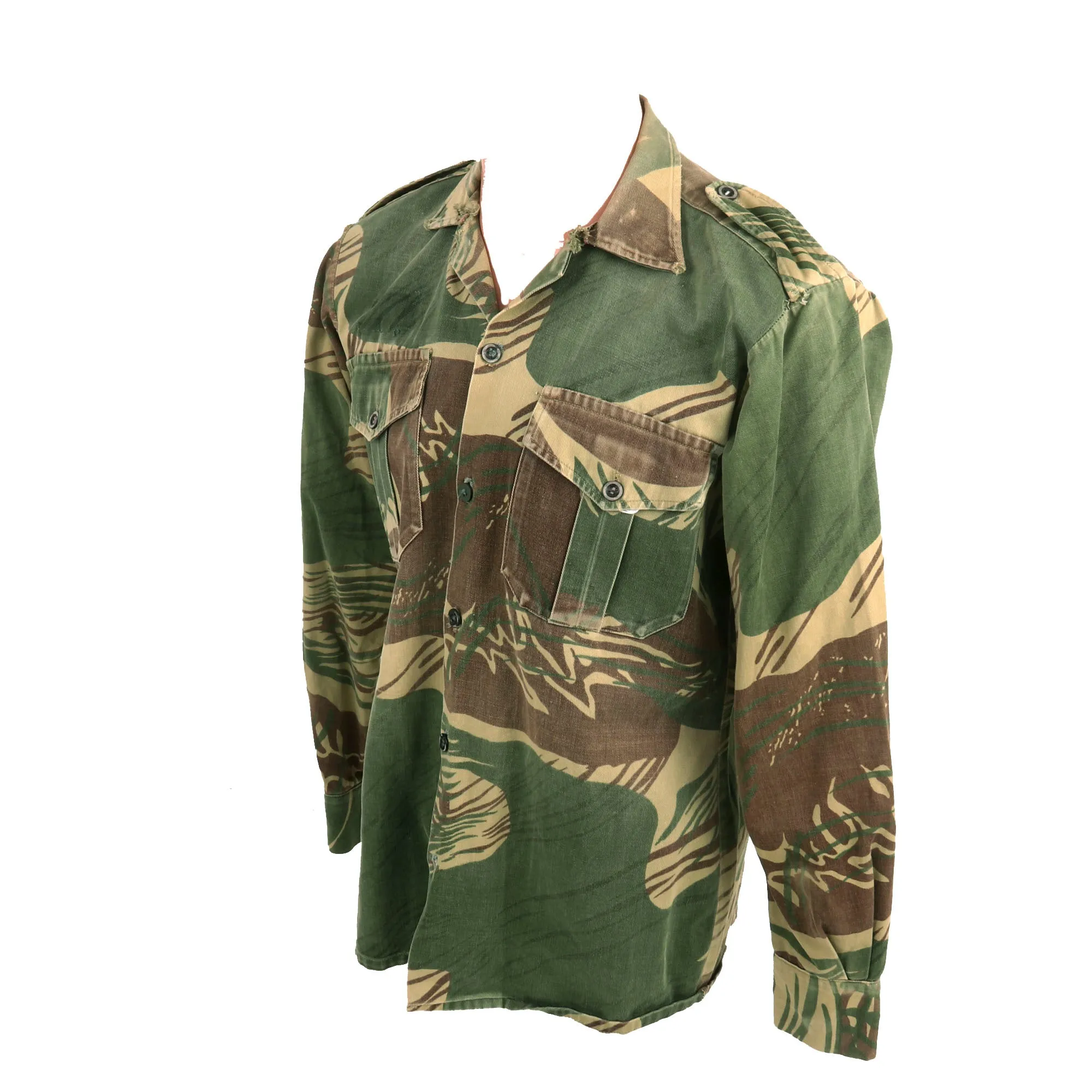 Original Rhodesian Bush War Brushstroke Camouflage Pattern Jacket