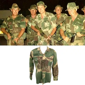 Original Rhodesian Bush War Brushstroke Camouflage Pattern Jacket