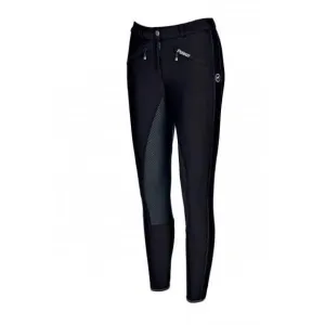 Pikeur Ladies Latina Knee Grip Softshell Winter Breeches Navy