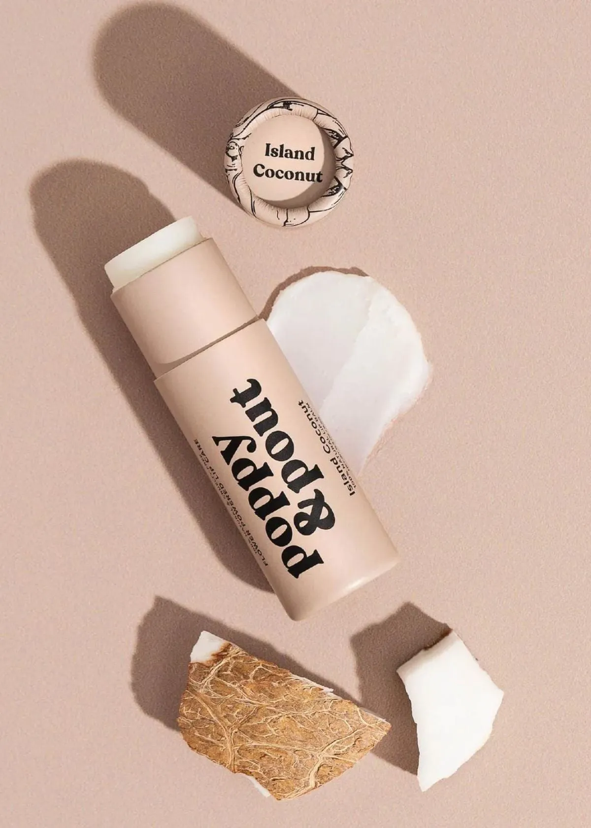 POPPY & POUT Lip Balm - Island Coconut