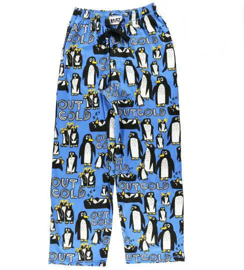 "Out Cold"  Penguin Pajama / Lounge Pants (S - XL)