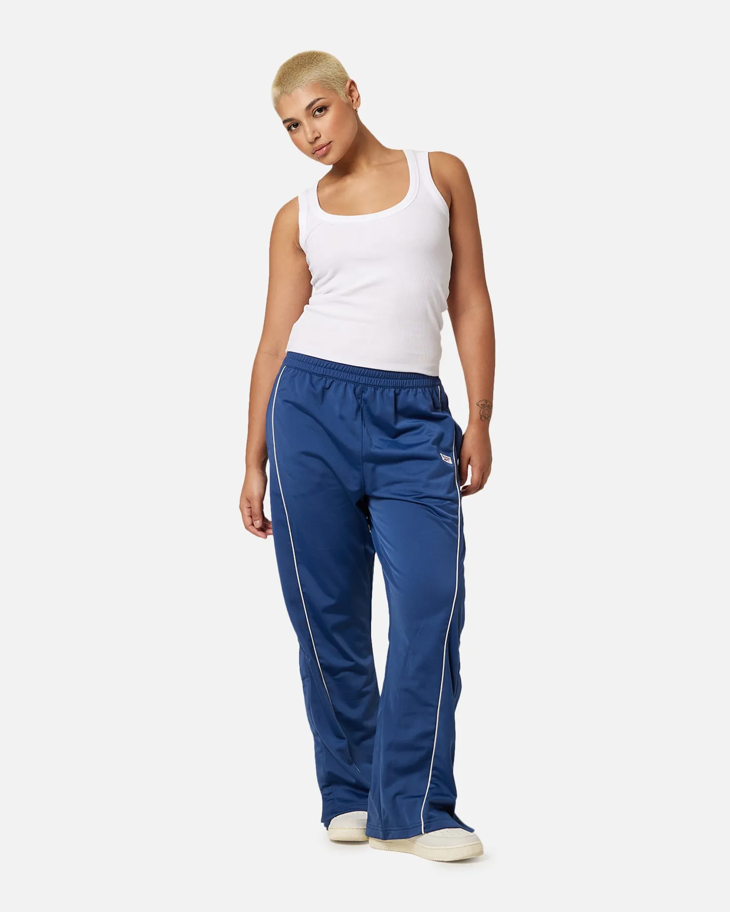 Reebok Women's Court-Side Basketball Track Pants Uniform Blue