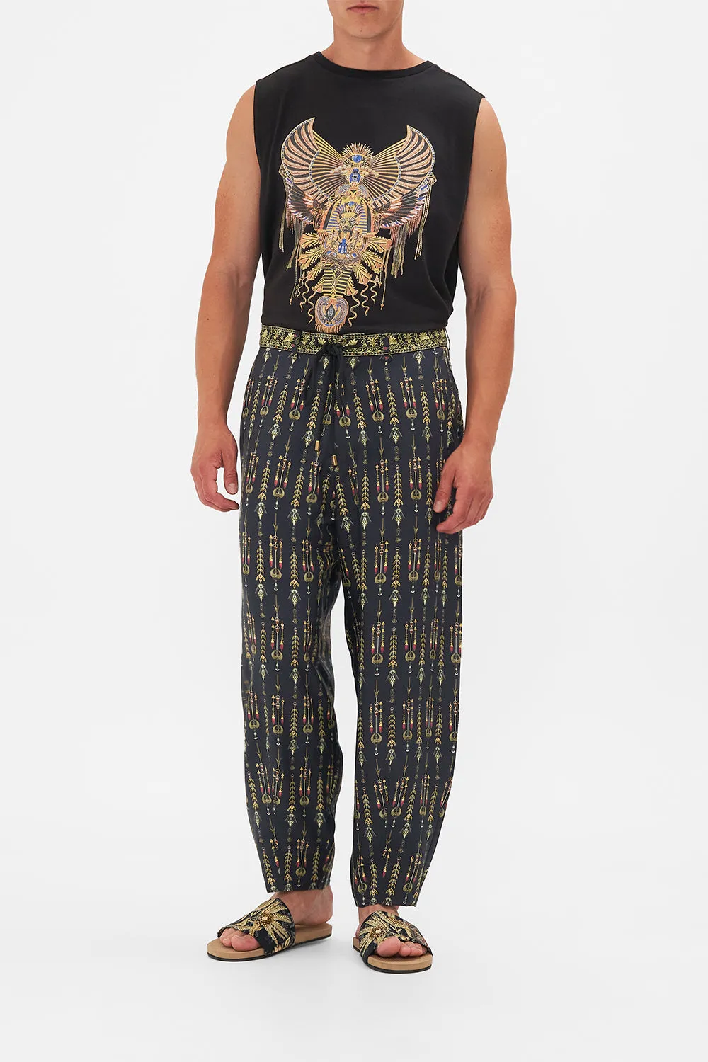 RELAXED DROPPED CROTCH PANT THEY CALLED HER NEFERTARI