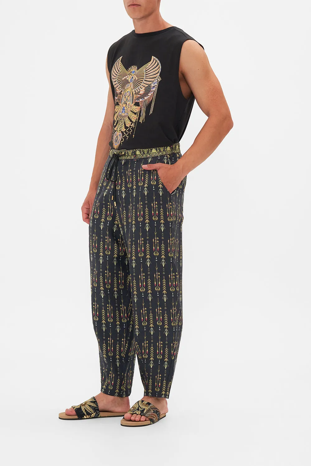 RELAXED DROPPED CROTCH PANT THEY CALLED HER NEFERTARI