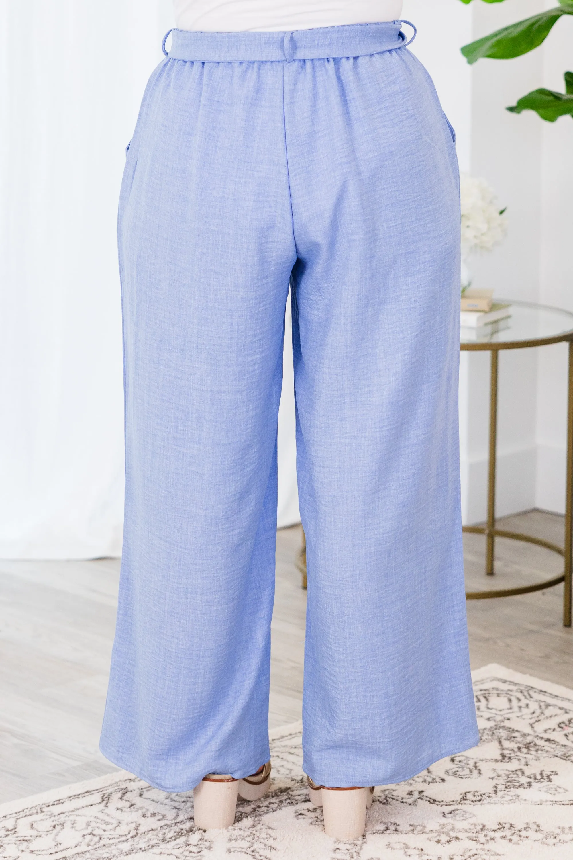 Sandy Shoreline Pants, Chambray