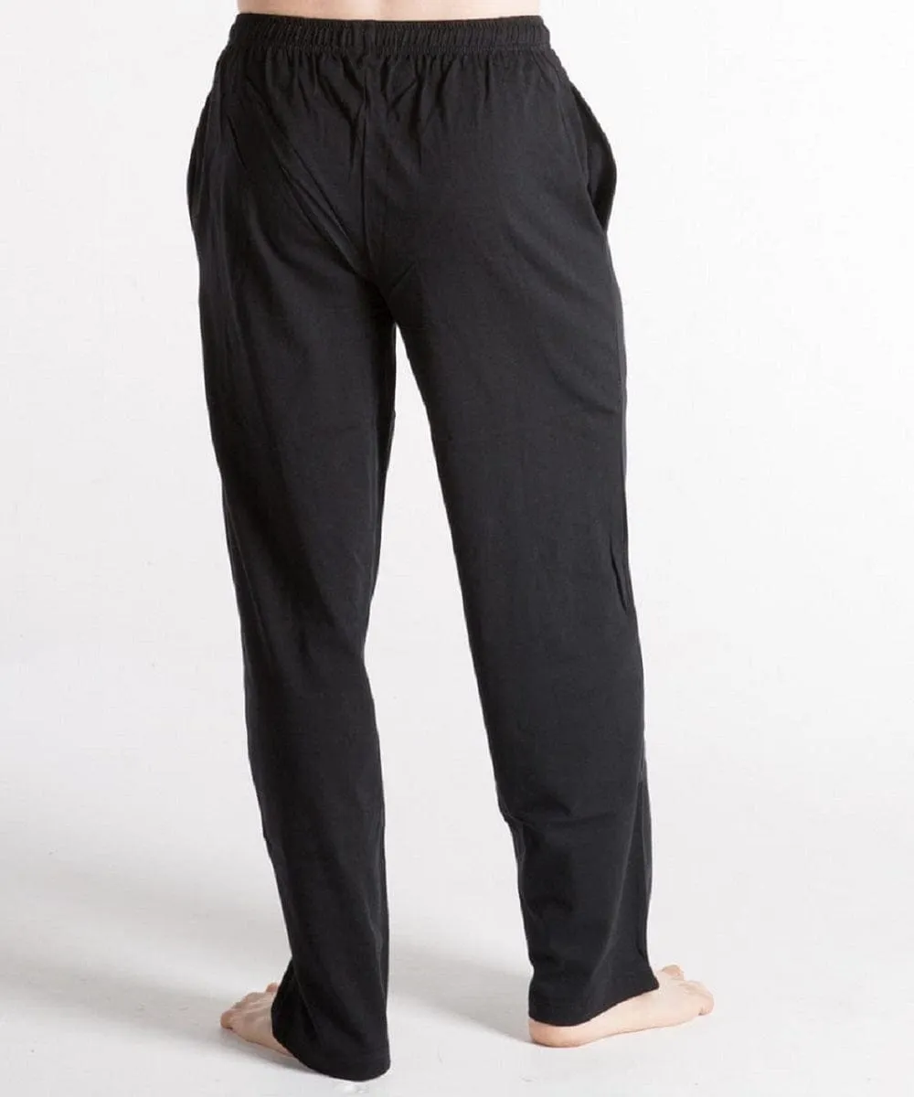 Short Men's Jersey Athletic Pants, Relaxed Fit - 3 Colors to Choose From!