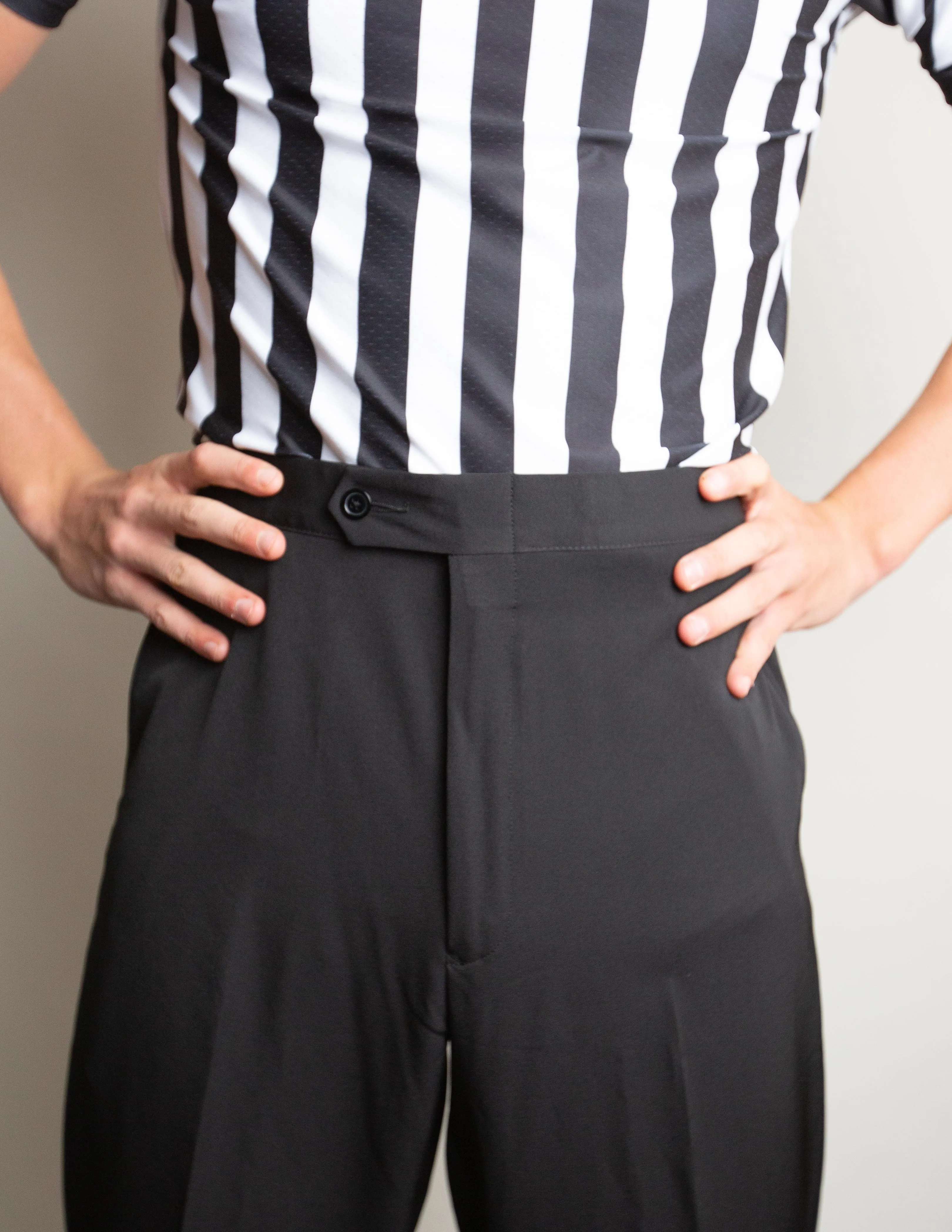 Smitty Flat Front Tapered Fit Referee Pants