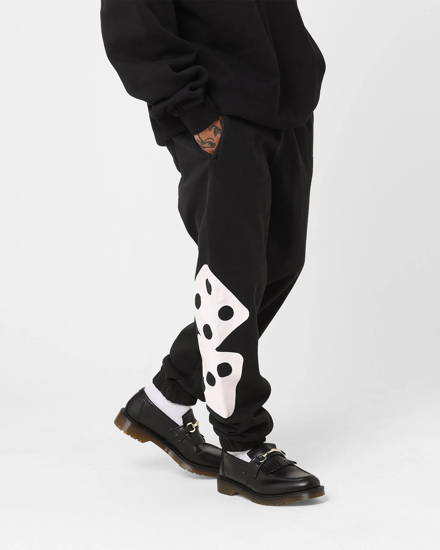 Stussy Two Dice Track Pants Pigment Black