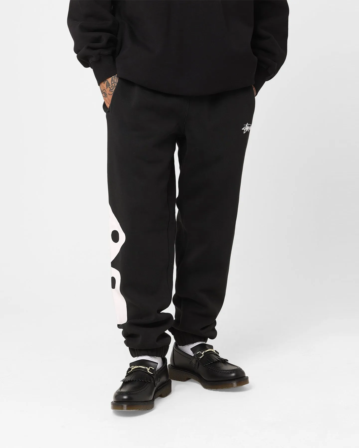 Stussy Two Dice Track Pants Pigment Black