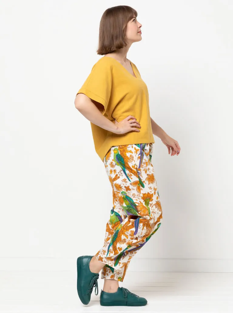 STYLE ARC • Bob Woven Pant Sewing Pattern (UK 18-30)